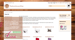 Desktop Screenshot of boekweitkussenshop.nl